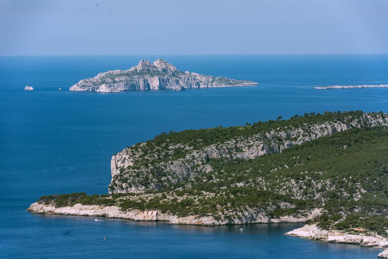 Superbe T2 Dans Villa Entre Calanques Et Colline Марсилия Екстериор снимка